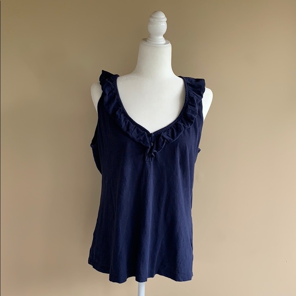 Lilly Pulitzer Tops - Lilly Pulitzer Ruffled Tank Top